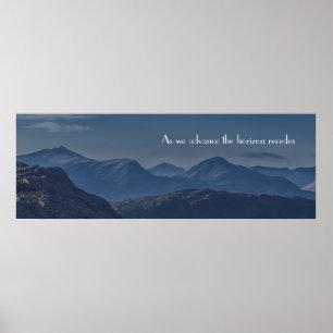 Poster Mamores no crepúsculo, Scotland