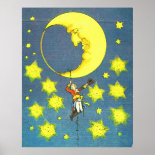 Póster Man and the Moon
