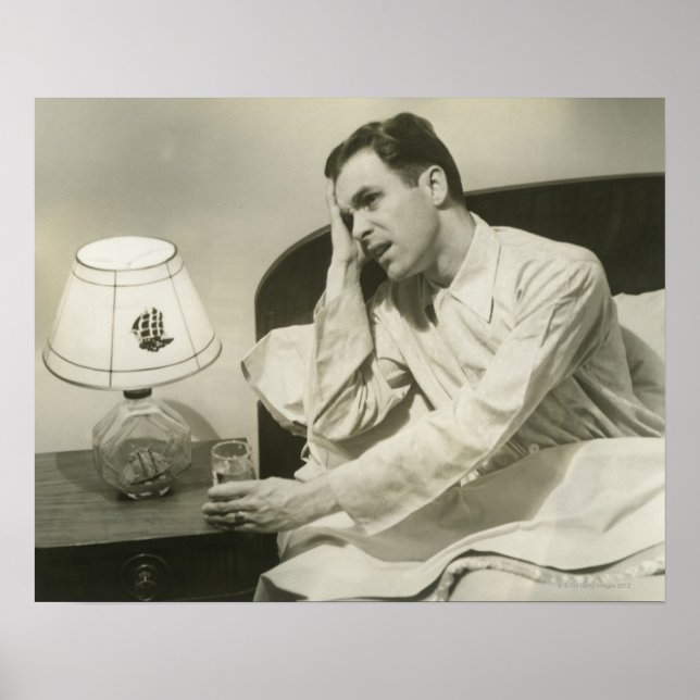 Póster Man Bebendo Water (Frente)