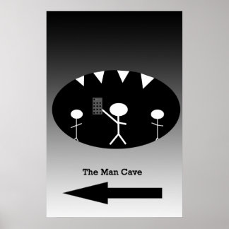 Póster Man Cave