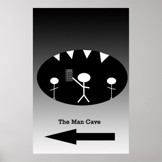 Póster Man Cave (Frente)
