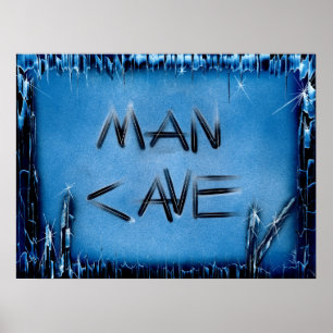 Poster Man Cave Crystal