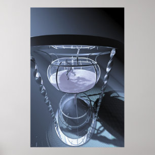 Poster Man funciona fora do tempo