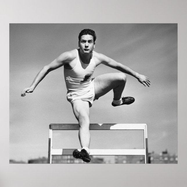 Póster Man Hurdling (Frente)