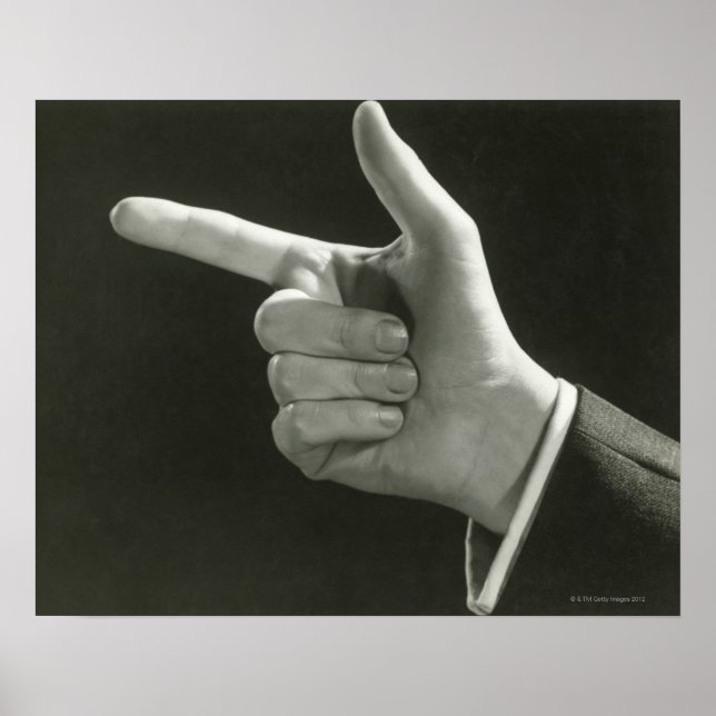 Poster Man Pointing (Frente)