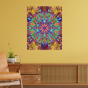 Poster Manala Psicodélica Trippy Hippie Coletivo