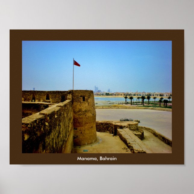 Póster Manama, Bahrein (Frente)