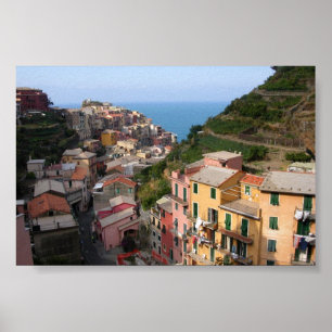 Póster Manarola - Cinque Terre