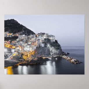 Poster Manarola Cinque Terre Liguria Itália Bônus de Ar