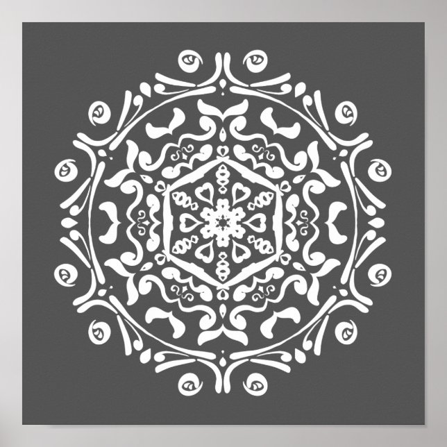 Póster Manatee Mandala (Frente)