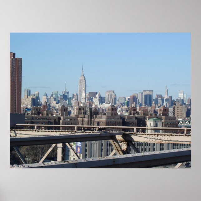 Póster Manattan Skyline (Frente)