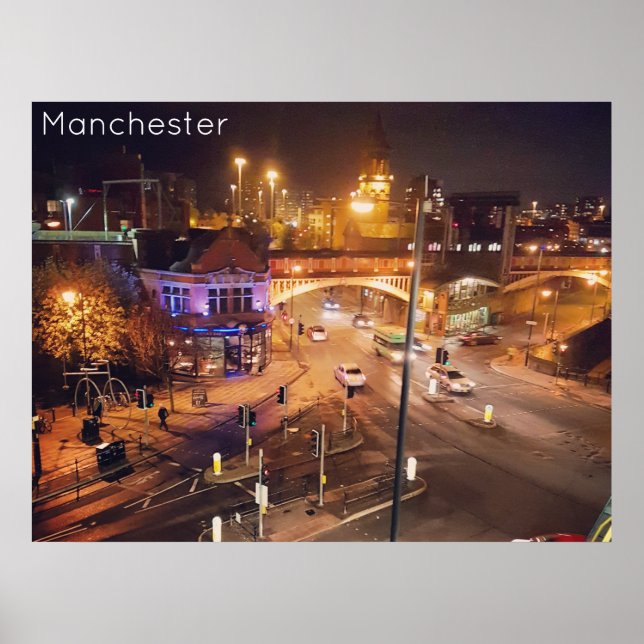 Poster Manchester Deansgate (Frente)