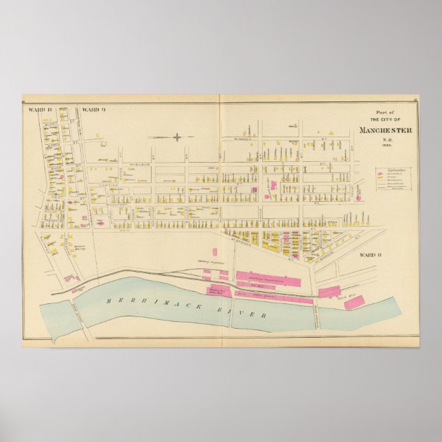 Poster Manchester, NH, Ward 89 (Frente)