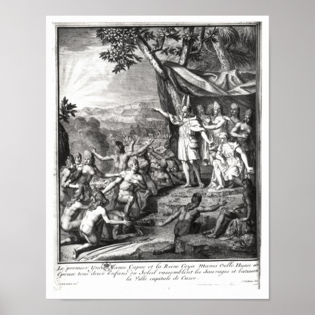 Poster Manco Capac e sua esposa (Frente)