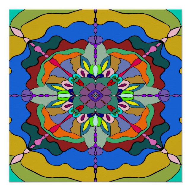 Póster mandala 1 (Frente)