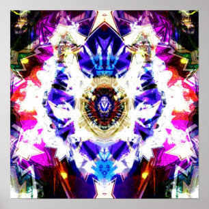 Póster Mandala 1 do céu nocturno