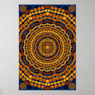 PÓSTER MANDALA 3 DO CALENDULA