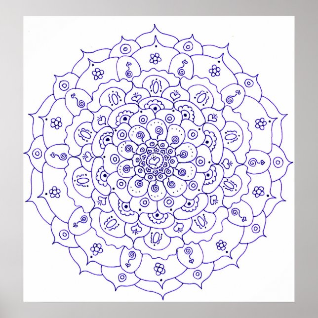 Poster Mandala 7 (Frente)