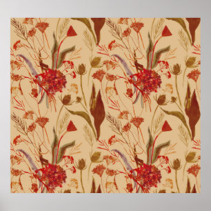 Poster Mandala colorida, padrão étnico antigo.