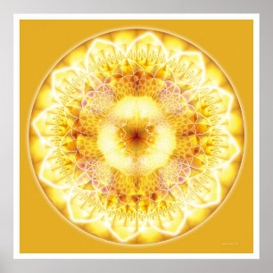 Póster Mandala cura 1
