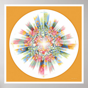 Póster Mandala cura 2