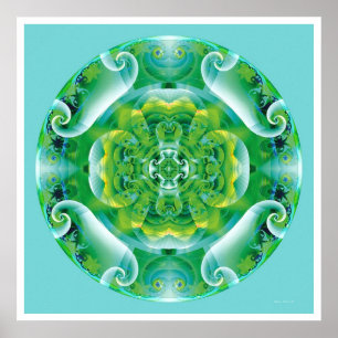 Póster Mandala cura 4