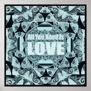 Póster Mandala da arte moderna