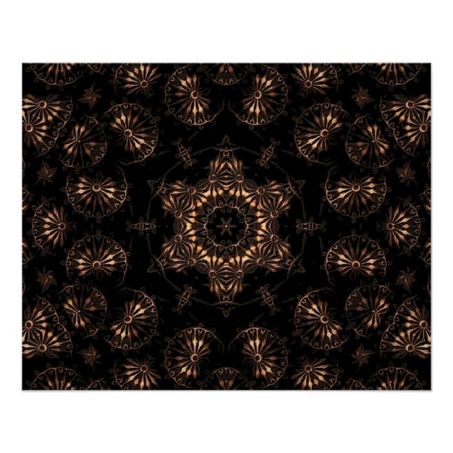 Póster Mandala da Idade do Bronze (Frente)