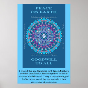 PÓSTER MANDALA DA PAZ DO FERIADO