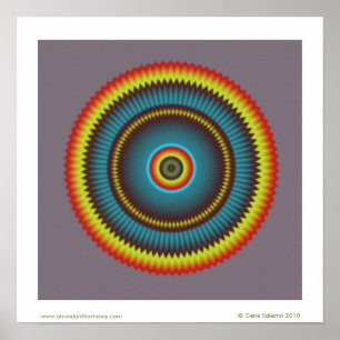 Poster Mandala da zona cinzenta