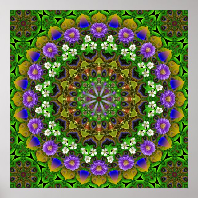 Póster Mandala - Daily Focus 2.24.2018 (Frente)