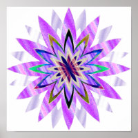 Mandala Damask Lotus Flower Art Elegante