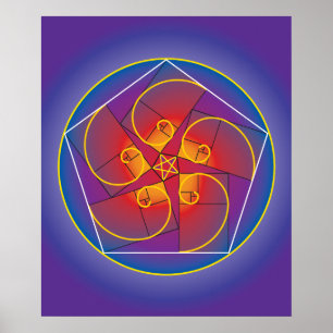 POSTER MANDALA DE 08 MOVIMENTOS