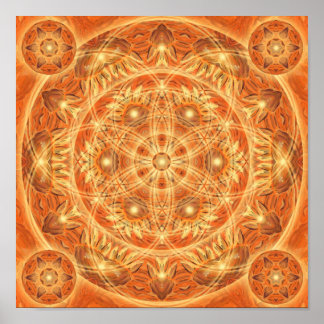 Poster Mandala de Ação de Graças