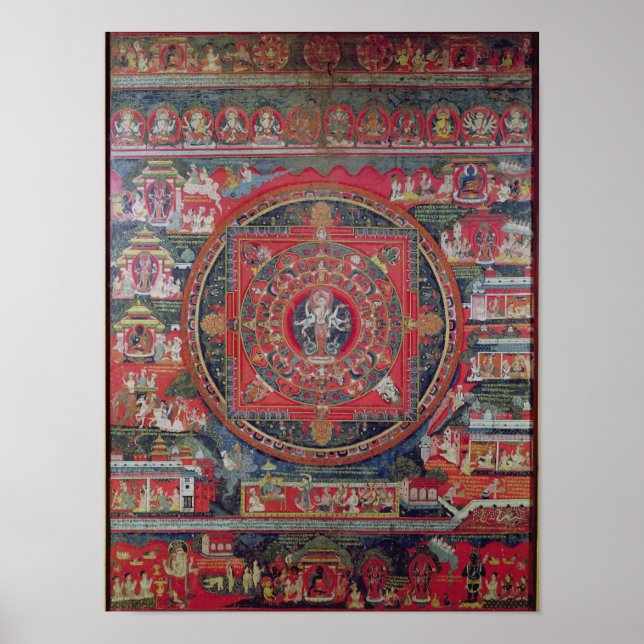 Poster Mandala de Amoghapasa (Frente)