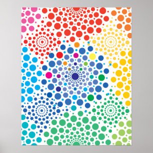 Poster Mandala de Círculos 3