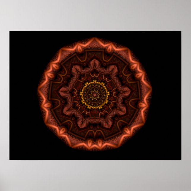 Poster Mandala de Cobre (Frente)