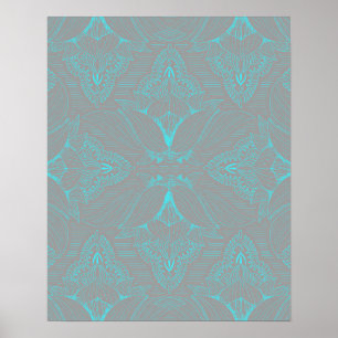 Poster Mandala de Flores 6