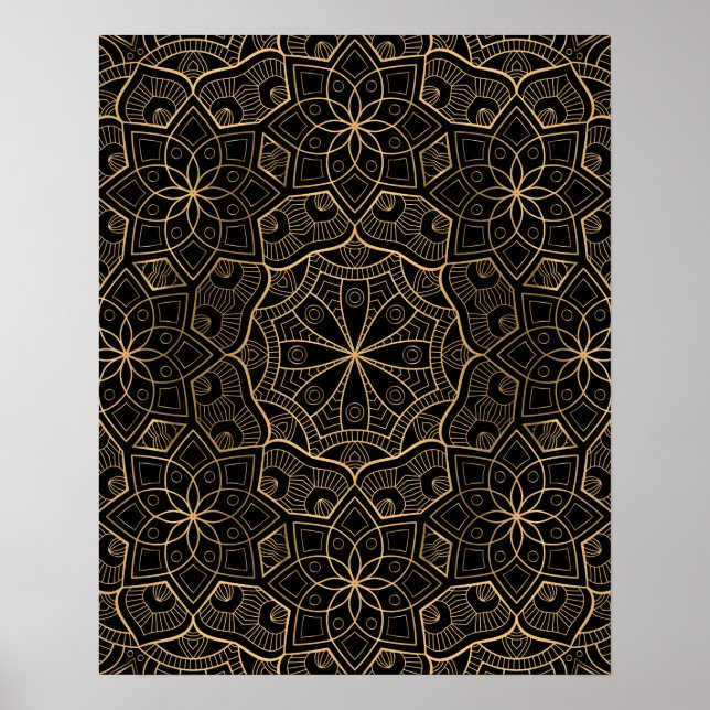 Poster Mandala de Luxo 3 (Frente)