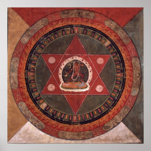 Poster Mandala de Vajrayogini