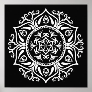 Poster Mandala do corvo