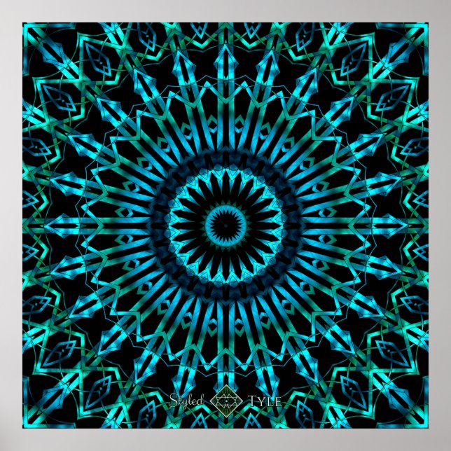 Póster Mandala do Espelho Tênue 2 (Frente)