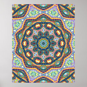 Póster Mandala do olho