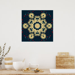 Poster Mandala dos Sonhos da Margarida