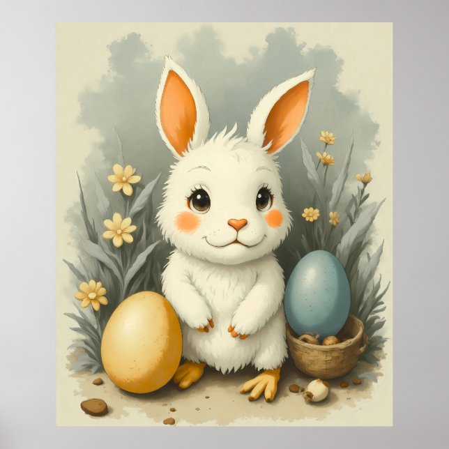 Poster Mandala Egg - Intrate Boho Floral Design (Frente)