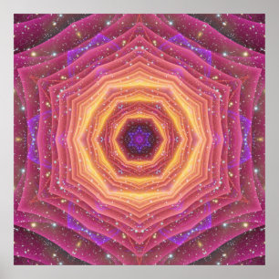 Poster Mandala Hyper da porta