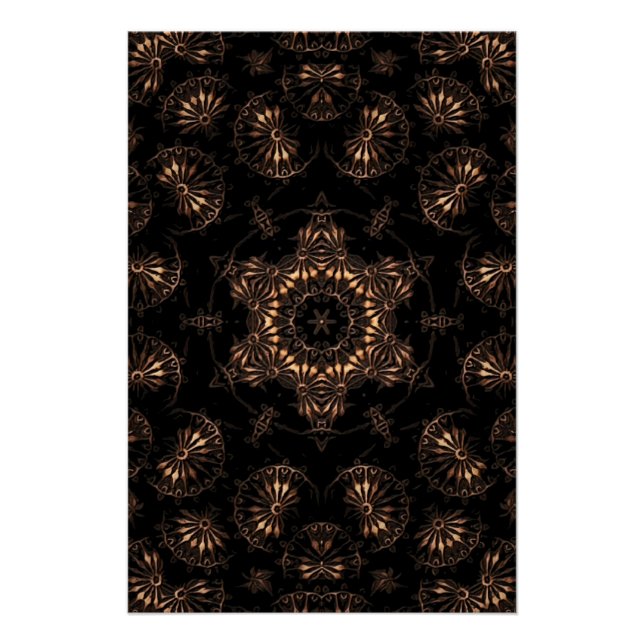Póster Mandala Idade do Bronze (Frente)