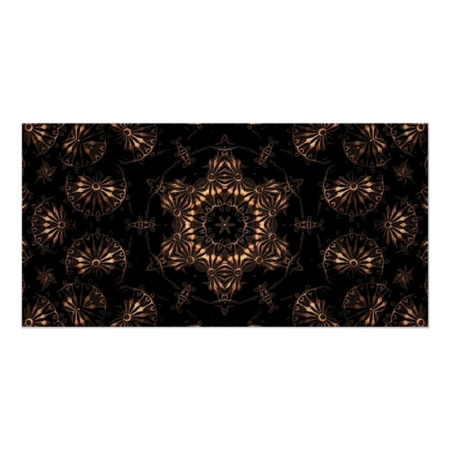 Póster Mandala Idade do Bronze (Frente)