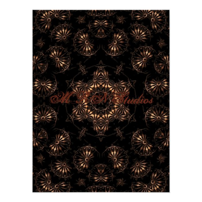 Póster Mandala Idade do Bronze (Frente)