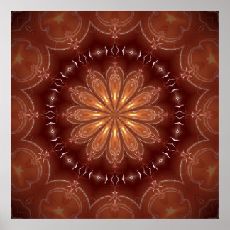 Póster Mandala Indian Power 2